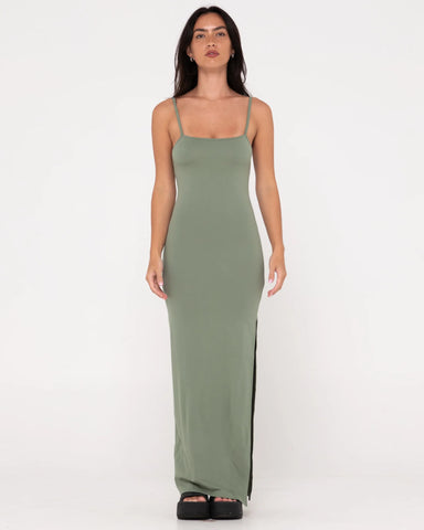 Vicky Fitted Slip Maxi Dress