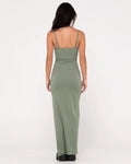 Vicky Fitted Slip Maxi Dress