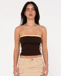 Otis Side Stripe Tube Top