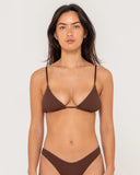 Sandalwood Triangle Bikini Top