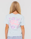 Hibiscus Oversized Graphic Tee Girls