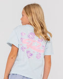 Hibiscus Oversized Graphic Tee Girls