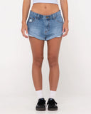 Pheonix Low Rise Mini Denim Short