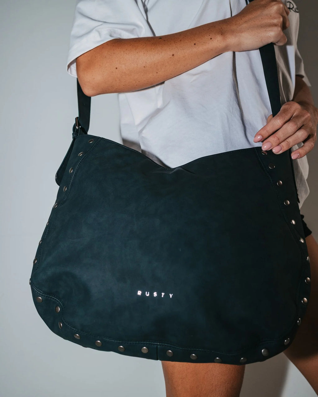 Rusty Ballad Faux Suede Tote Bag