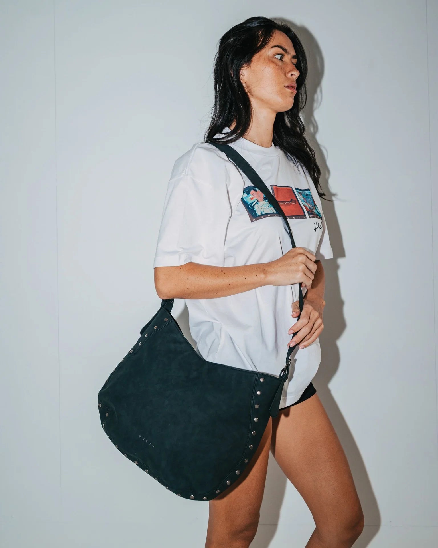 Rusty Ballad Faux Suede Tote Bag