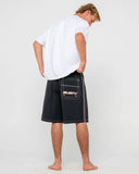 Rusty Flip Daddy 22" Elastic Waist Boardshort