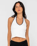 Rusty Halley Halter Top