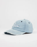 Rusty Beta Denim Distressed Dad Cap