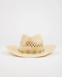 Rusty Howdy Cowboy Natural Straw Hat
