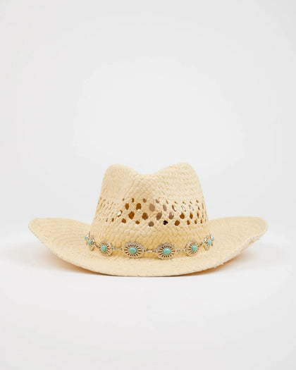 Rusty Howdy Cowboy Natural Straw Hat