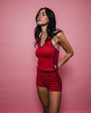 Rusty Bodhi Towelling Halter Neck Top