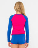 Rusty Contrast Rashie And Shorts Set Girls