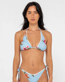 Rusty Kehlani Floral Halter Bikini Top