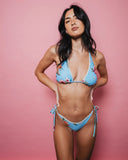 Rusty Kehlani Floral Halter Bikini Top