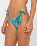 Rusty Viper Side Tie Midi Bikini Bottom