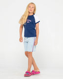 Rusty Riley Raglan Baby Tee Girls