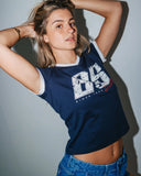 Rusty Le Sports Jersey Baby Tee