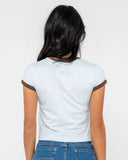 Rusty Snapper Contrast Ringer Mini Tee