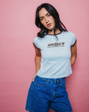 Rusty Snapper Contrast Ringer Mini Tee