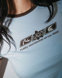 Rusty Snapper Contrast Ringer Mini Tee