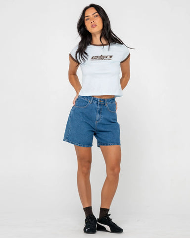 Rusty Snapper Contrast Ringer Mini Tee