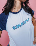 Rusty Archived Raglan Mini Tee