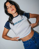 Rusty Archived Raglan Mini Tee