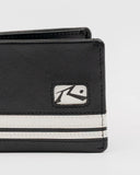 Rusty White Lines Leather Wallet