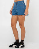 Rusty Penny Kick Flare Denim Short