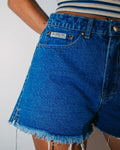 Rusty Penny Kick Flare Denim Short
