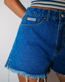 Rusty Penny Kick Flare Denim Short