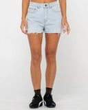Rusty Penny Kick Flare Denim Short