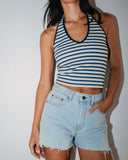 Rusty Penny Kick Flare Denim Short