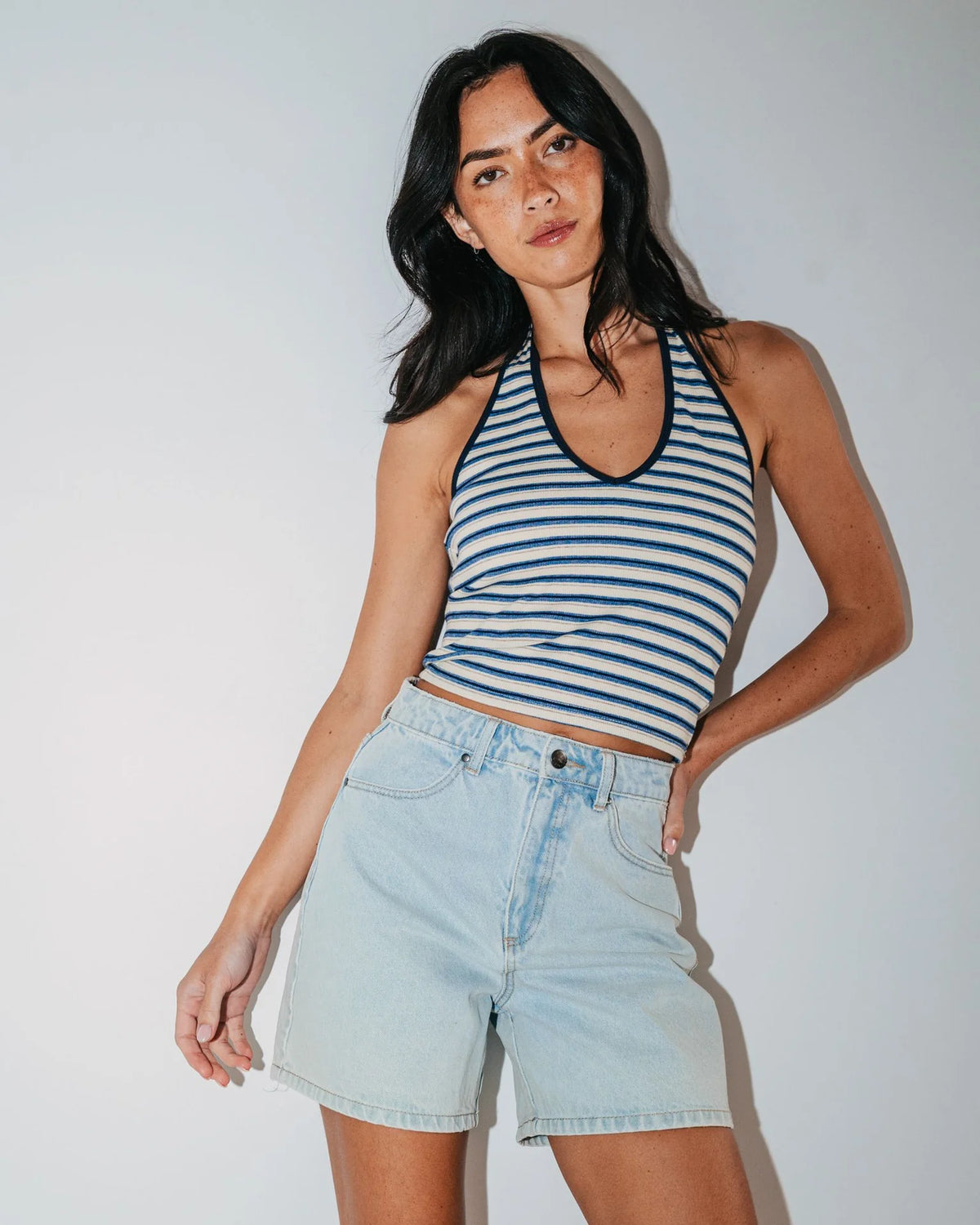 Rusty Cyprus High Denim Short