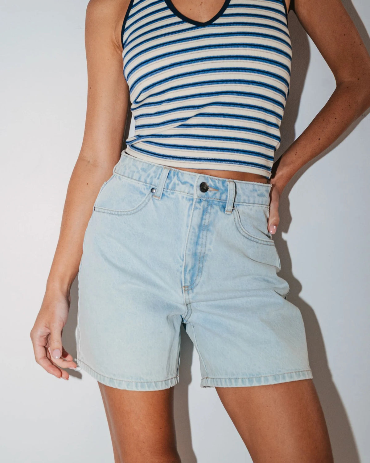 Rusty Cyprus High Denim Short