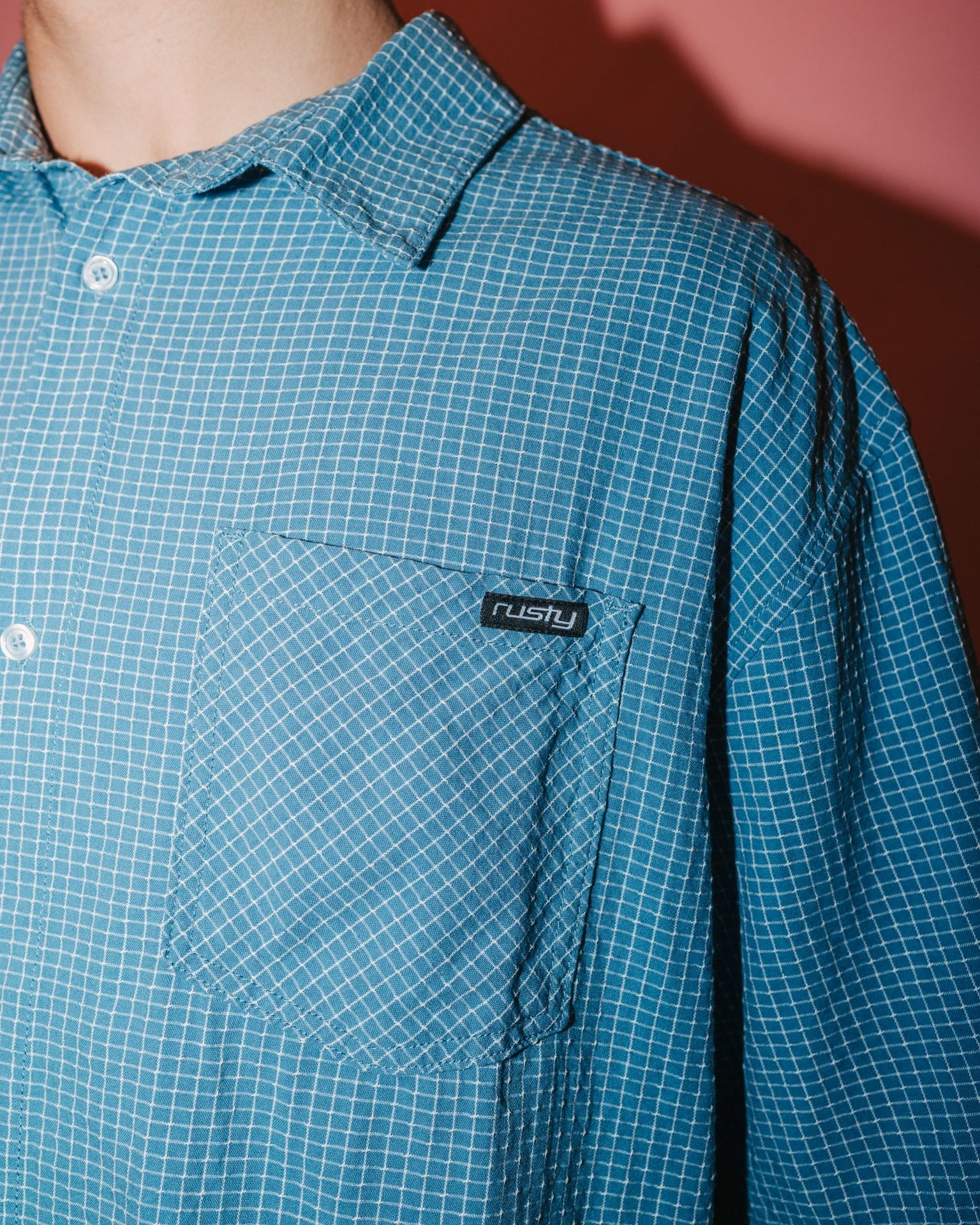 Rusty Acemo Check Short Sleeve Shirt