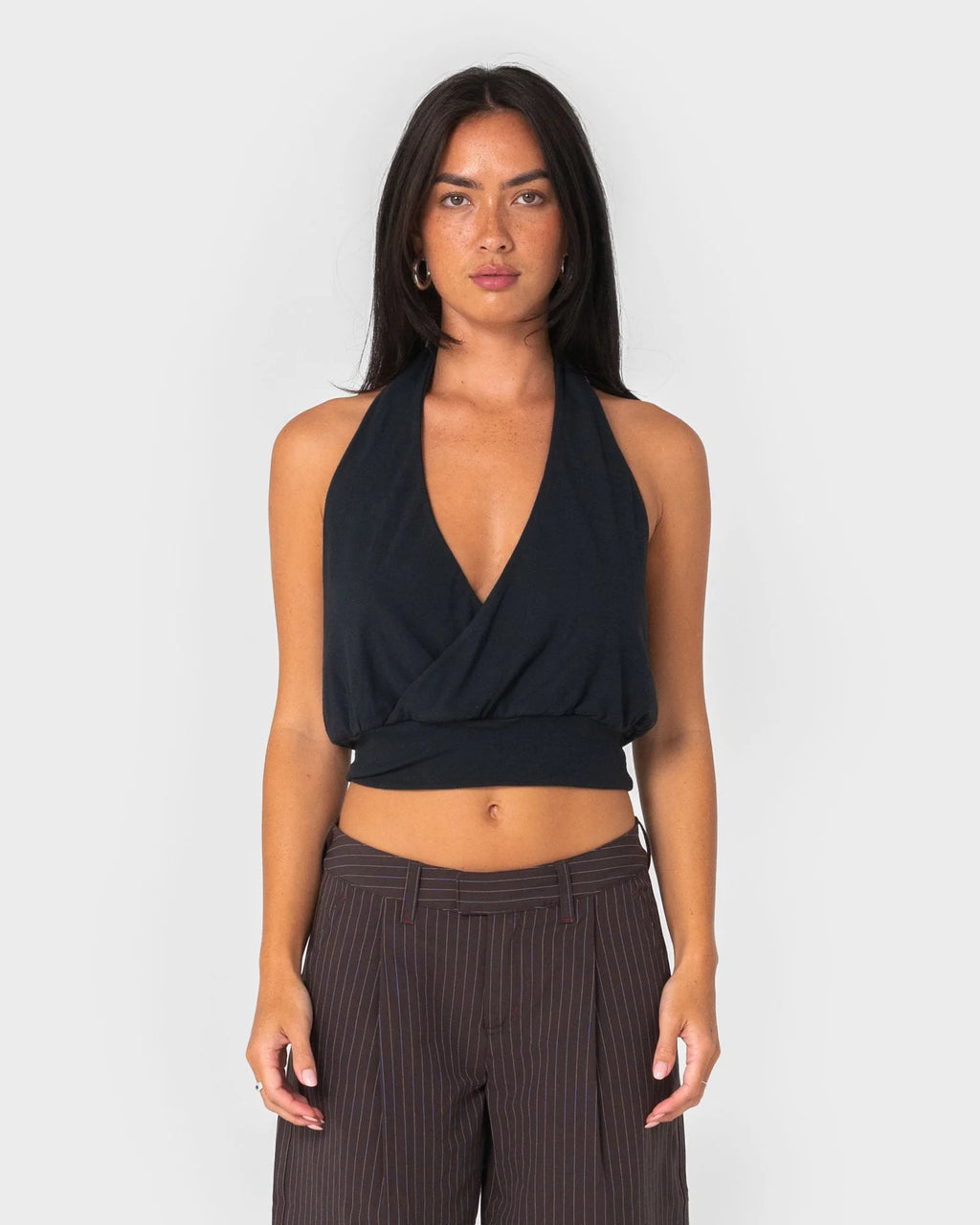 Rusty Honey Halter Top