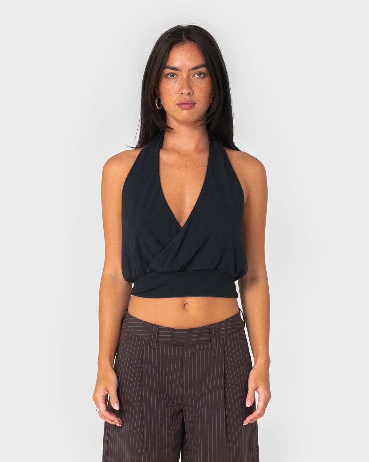 Rusty Honey Halter Top
