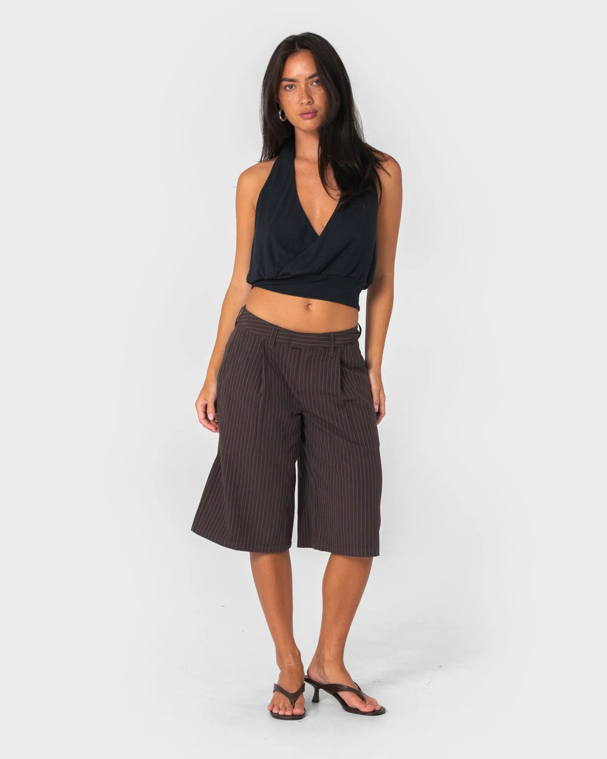 Rusty Honey Halter Top
