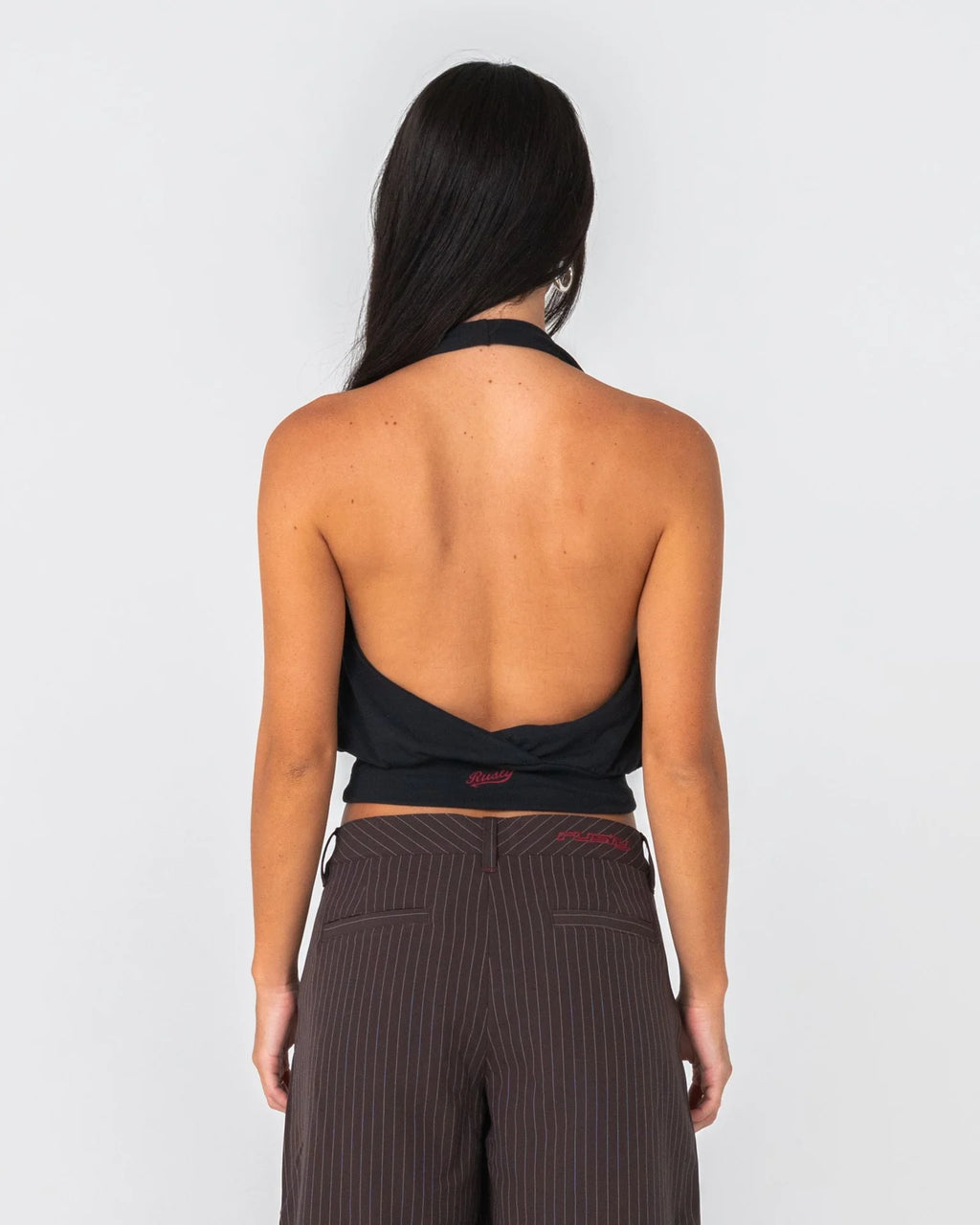 Rusty Honey Halter Top