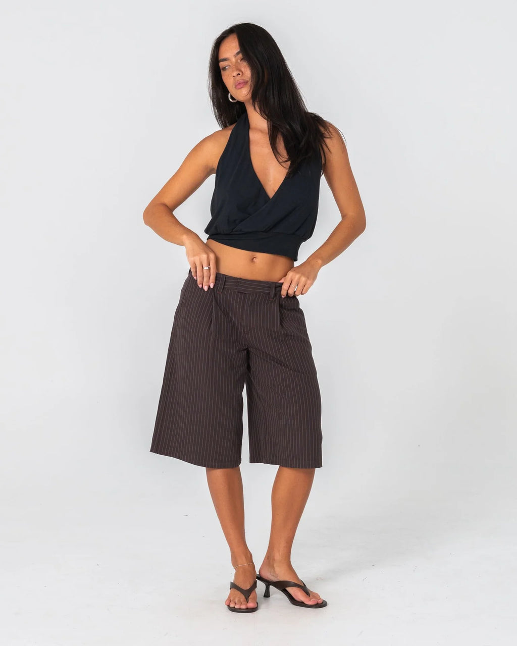 Rusty Honey Halter Top