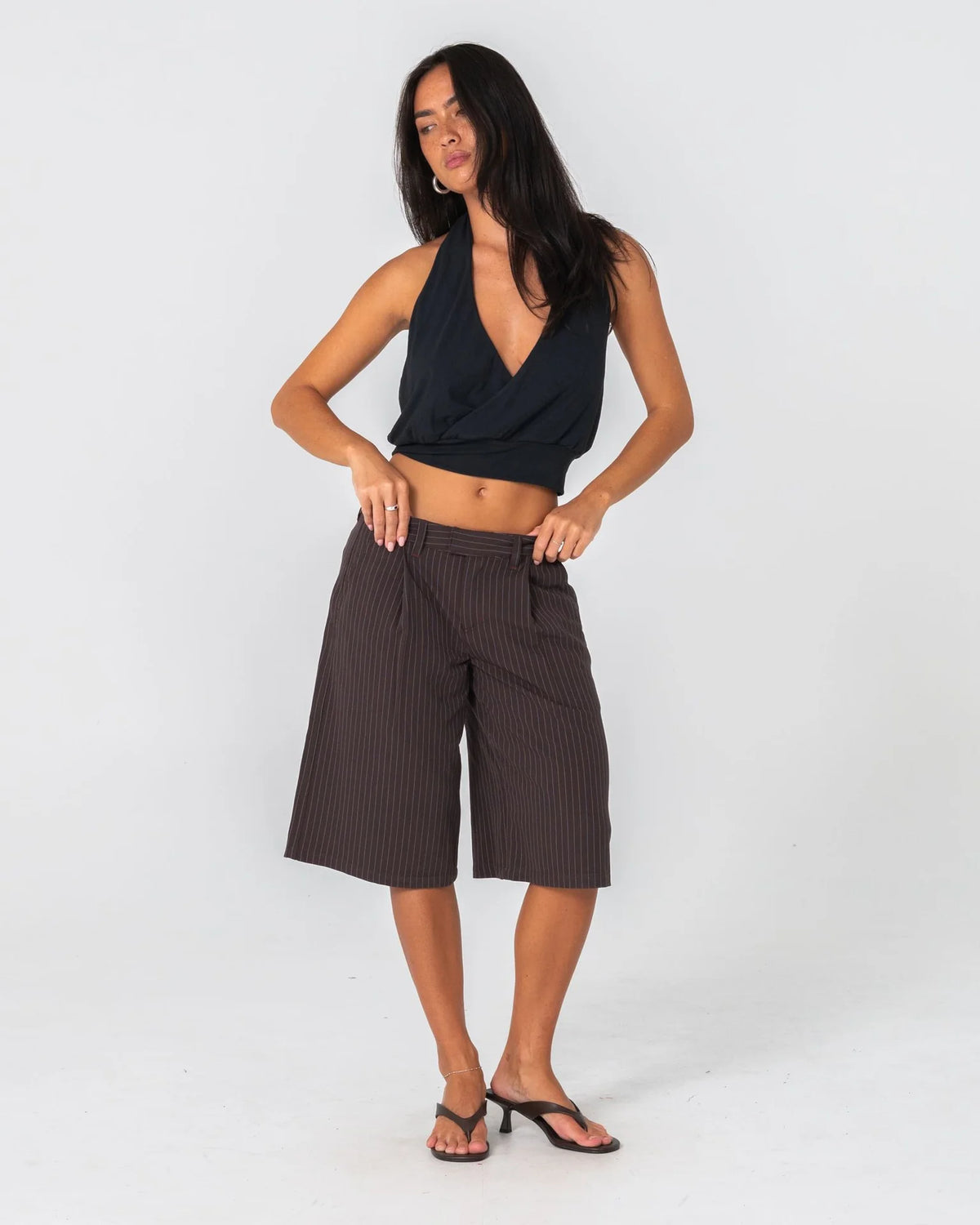 Rusty Honey Halter Top
