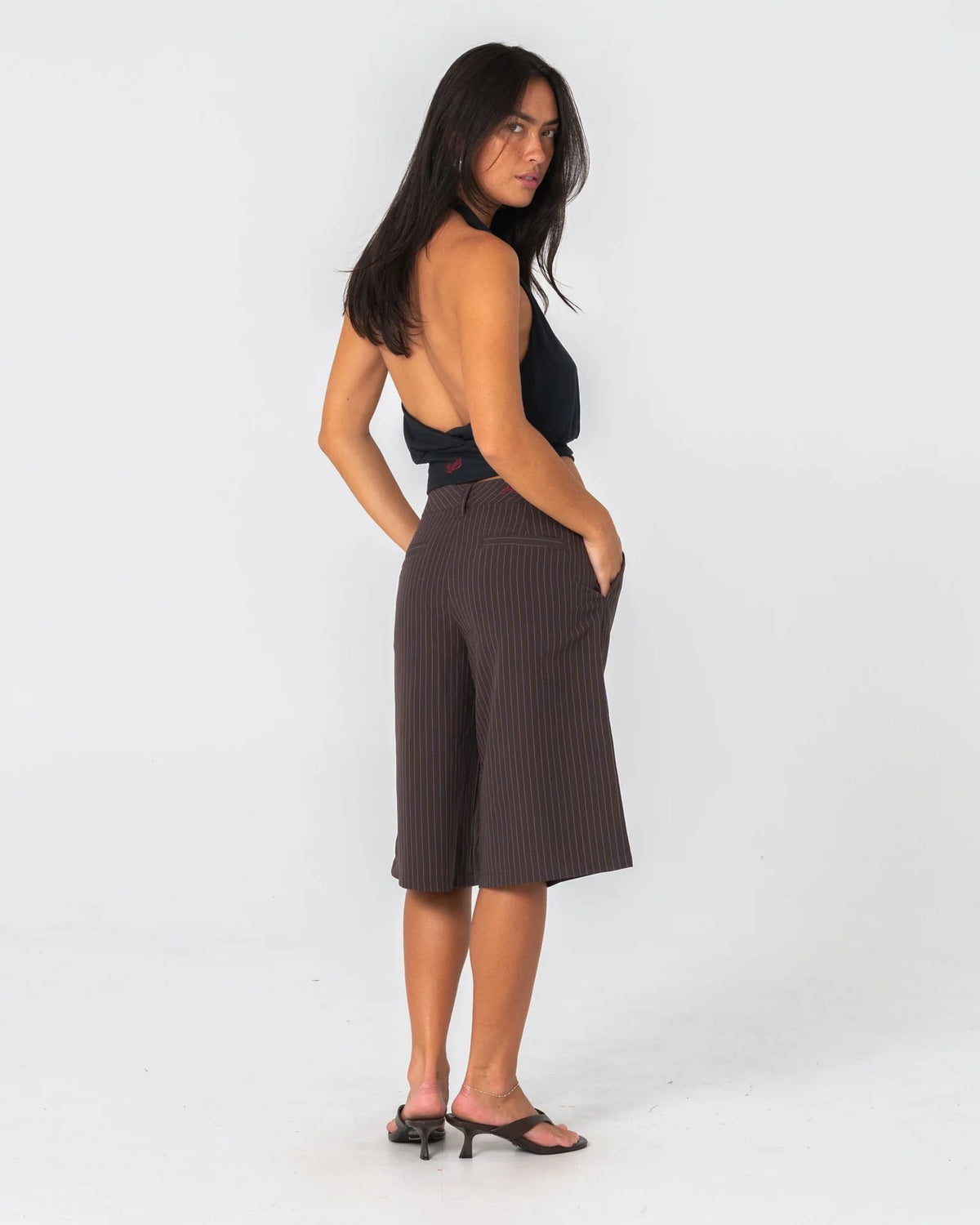 Rusty Honey Halter Top
