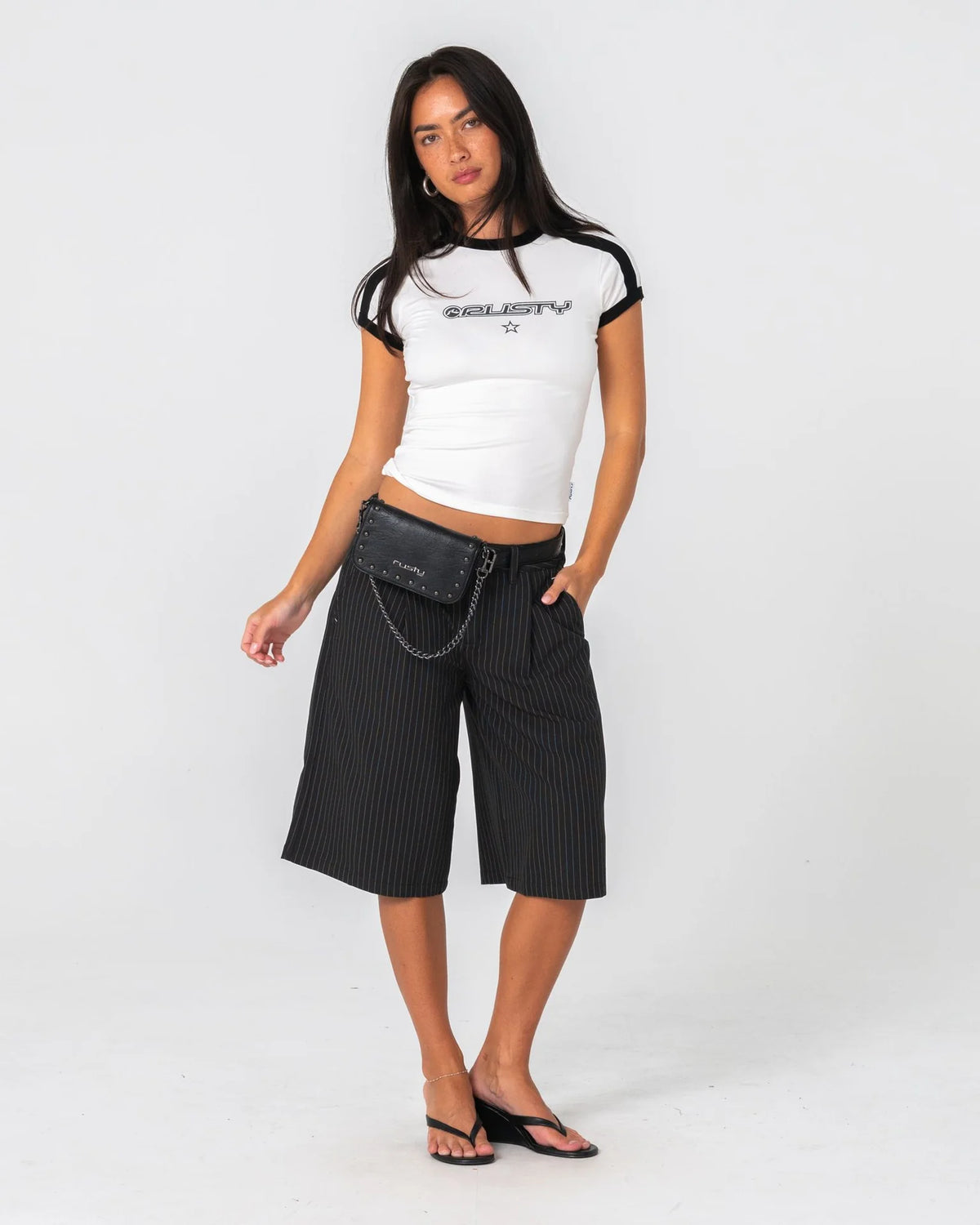 Rusty Big Bad Finance Mommy Low Rise Short
