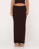 Leo Crotchet Knit Maxi Skirt