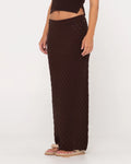 Leo Crotchet Knit Maxi Skirt