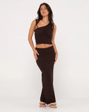 Leo Crotchet Knit Maxi Skirt