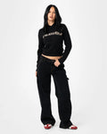 Rusty Intro Sofia Graphic Knit Hoodie