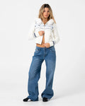 Rusty Yah Yah Fur Zip Through Knit Hoodie