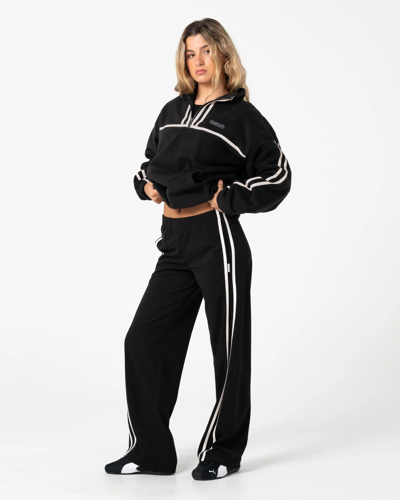 Rusty Bind Me Up Contrast Polar Fleece
